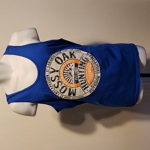 Mossy oak hunting art blue L tanktop